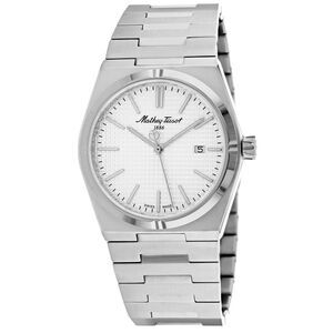 Mathey Tissot Men's Zoltan Silver Dial Watch - H117AS